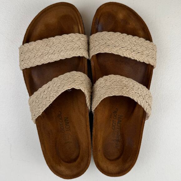 NAOT Women's Double Braided Strap Sandals Slide Slip-On Size 38 / US 7 - Picture 2 of 8